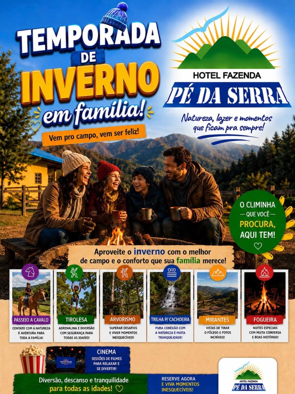 Temporada de Inverno em Família — Hotel Fazenda Pé da Serra